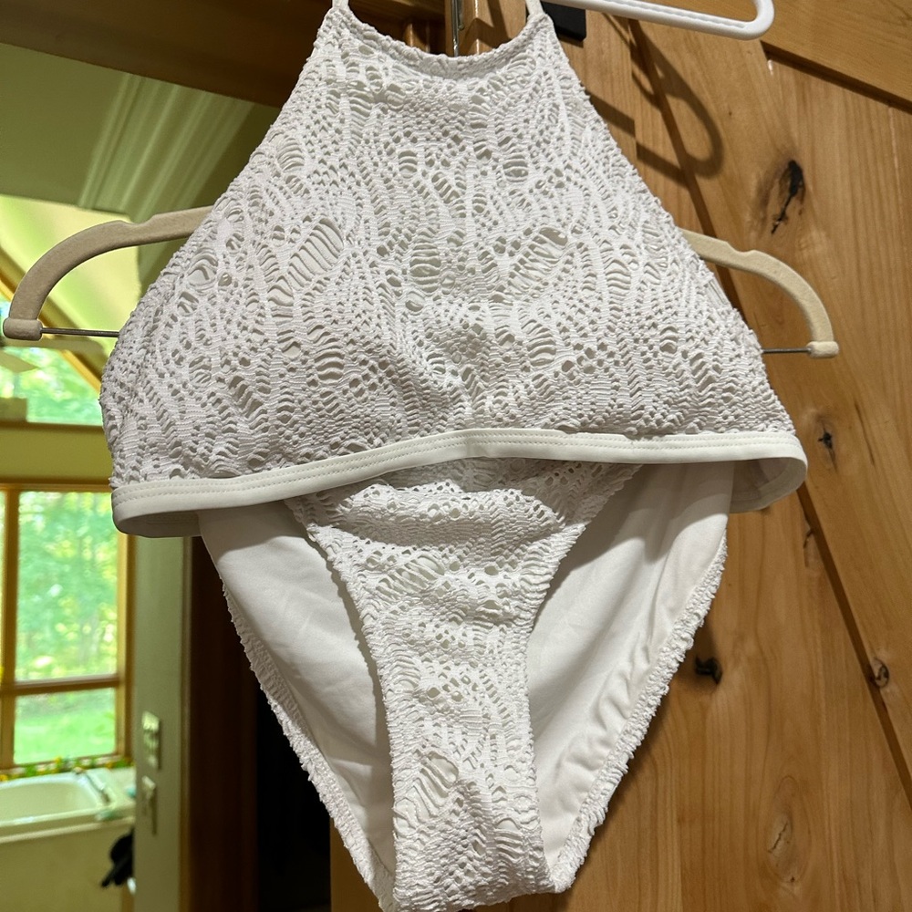 White bikini full set Sz XL Fits like M
